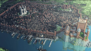 Illustration for article titled Game of Thrones King's Landing recreated with baffling precision in Minecraft